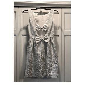 Erin Fetherston Platinum/Champagne Cocktail Dress